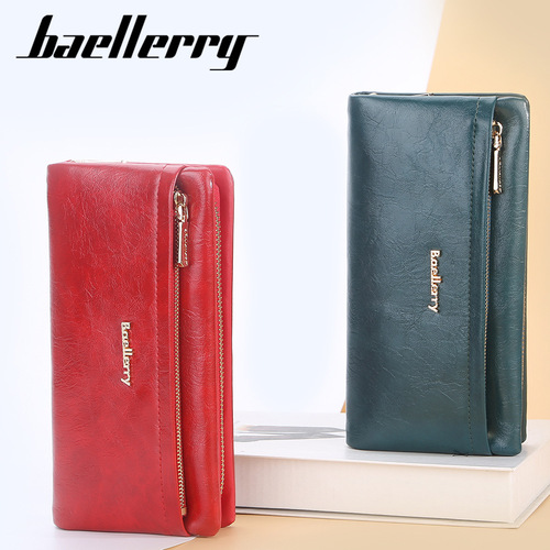 Baellerry new women's wallet long multi-card slot clutch bag fashion mobile phone wallet girls wallet