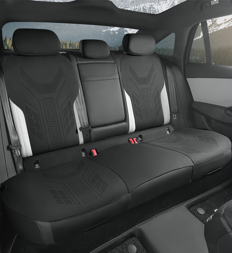 Hongqi EH7 special car seat cover suede four seasons suitable for semi-enclosed cushion breathable saddle cushion seat cover
