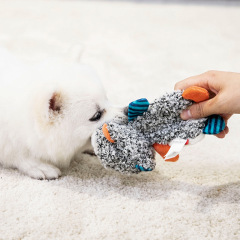 GiGwi is a dog toy with rattling paper lion fox raccoon sound plush molar teeth cleaning dog chewing toy