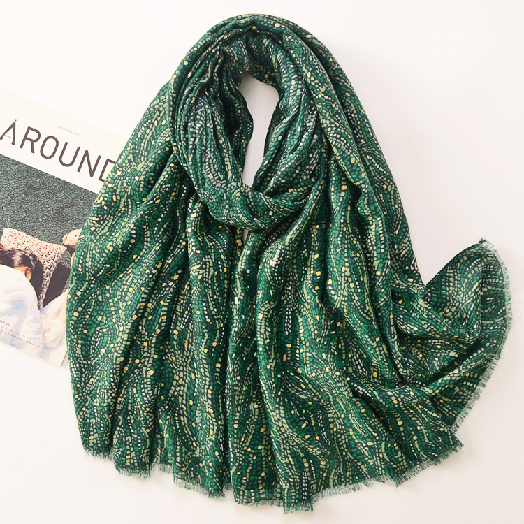 Exportación de comercio exterior textura bronceado suave satén algodón moda chal protección solar bufanda caliente algodón y lino sensación playa toalla