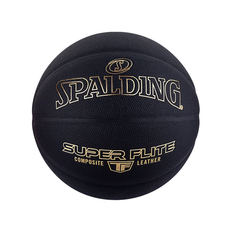 Баскетбольный мяч Spalding TF серии чёрно-золотой размер 7 PU