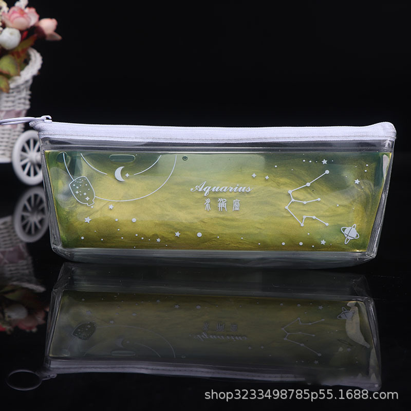 厂家批发pvc镭射拉链袋幻彩化妆品袋旅行收纳包装袋可印LOGO