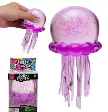 Medusas pellizcadas pellizcadas juguetes de descompresión gelatina goma suave flash para aliviar la ansiedad y ventilar artefactos mágicos pulpo rebote lento gadget