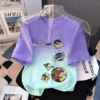 Purple, breathable, comfortable, 100% cotton