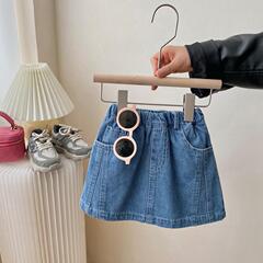女童牛仔短裙薄款夏季韓版小兒童一步裙寶寶夏裝半身裙子0217A020