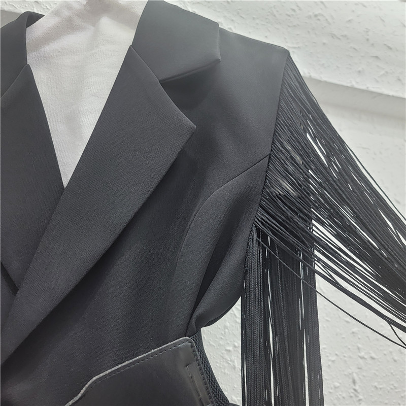 2026 nuevo diseño de chaqueta de chaqueta de chaqueta de estilo de primavera con cinturón