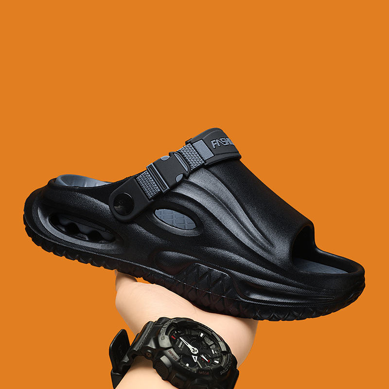Herenslippers met zachte zool voor zomerse buitenactiviteiten, dikke waadschoenen van topkwaliteit voor op het strand, antislip sandalen voor diverse doeleinden in grote maten_voghion.com