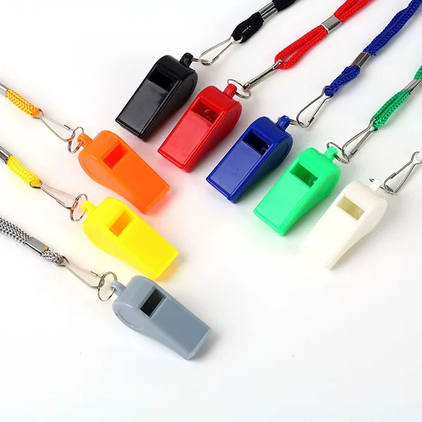 High-Quality Abs Plastic Environmentally Friendly Whistle Outdoor Survival 6-Character Whistle Sports Referee Whistle Kidsren's Cheering Props