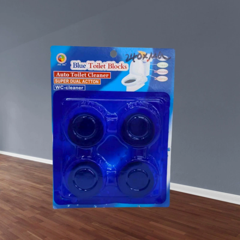 Оптовые чистящие таблетки для унитазов 29-21, четыре синих пузырька, оптом для магазинов «все по двум»