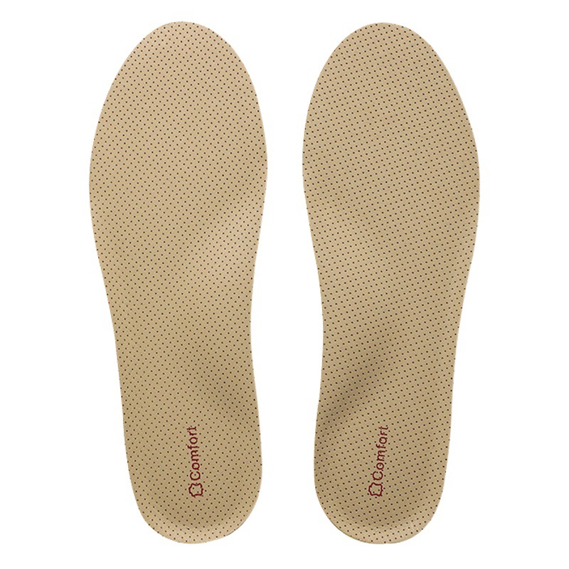 Plantilla de cuero de los hombres cómodo Deportes de las mujeres suave transpirable sudor-absorbente desodorante almohadilla completa engrosada deportes absorción de golpes piel de vaca verano