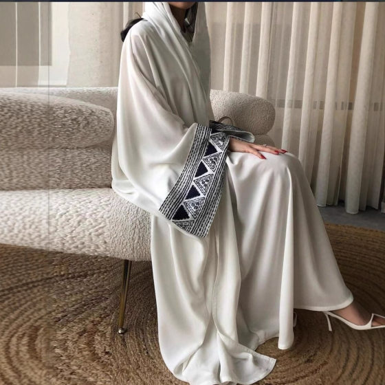 Middle East Arab Robe abaya Foreign Trade Women's Embroidered Cardigan Women's New Fashion
