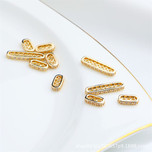 14K����ɫ�Ƕ�ʯ܇݆�� ��יE�A�θ����Ƭ diy�����Ʒ���