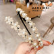 Children's hairpin hairband girl's cute little flower non-slip toothed headband little girl's Korean Princess broken hair headdress