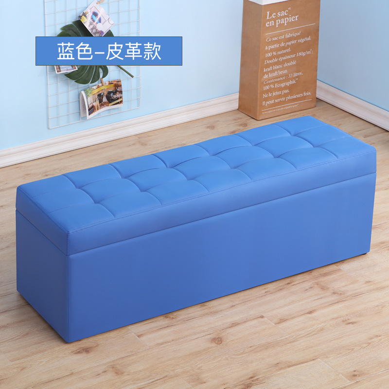靴交換スツール、衣料品店、試着室、長方形ソファ収納スツール、収納、玄関休憩ベンチ、ベッドエンド|undefined