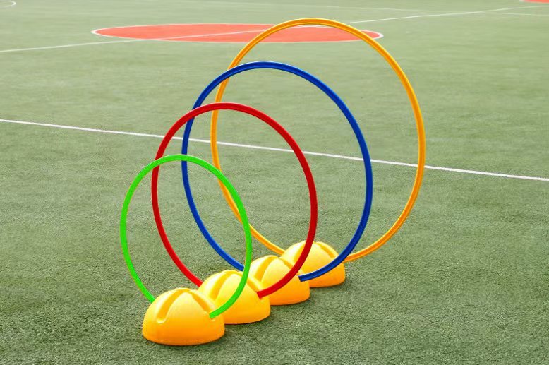 50cm 민첩성 링 (빨강, 노랑, 파랑, 초록 색상 선택 가능, 주문 시 기재) 1개