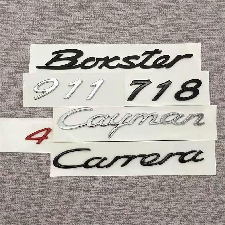 Suitable for Porsche car emblems, including the Cayenne, Macan S, GTS, and Panamera models; used for modifying the rear emblem stickers