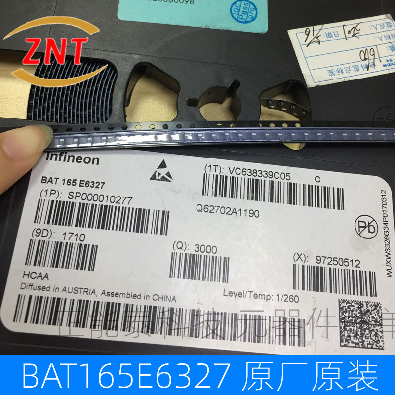 全新BAT165E6327 SOD323 丝印C 400V/750MA 肖特基二极管长期供应