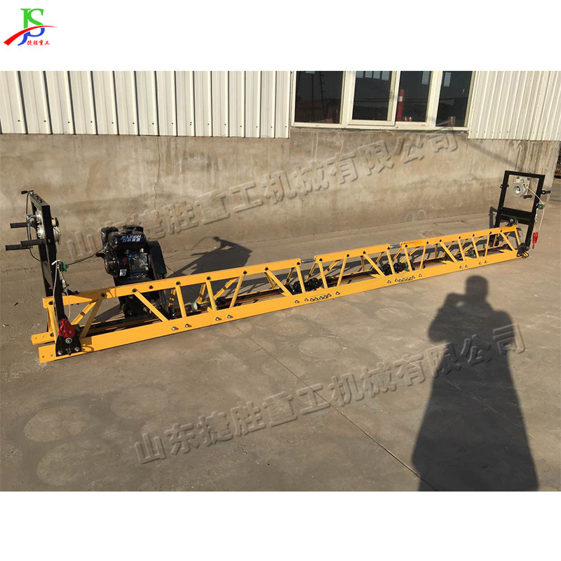 Máquina niveladora de marco de hormigón, pavimentadora de reparación de carreteras con viga vibratoria eléctrica, equipo de reparación de carreteras de taller de fábrica horizontal