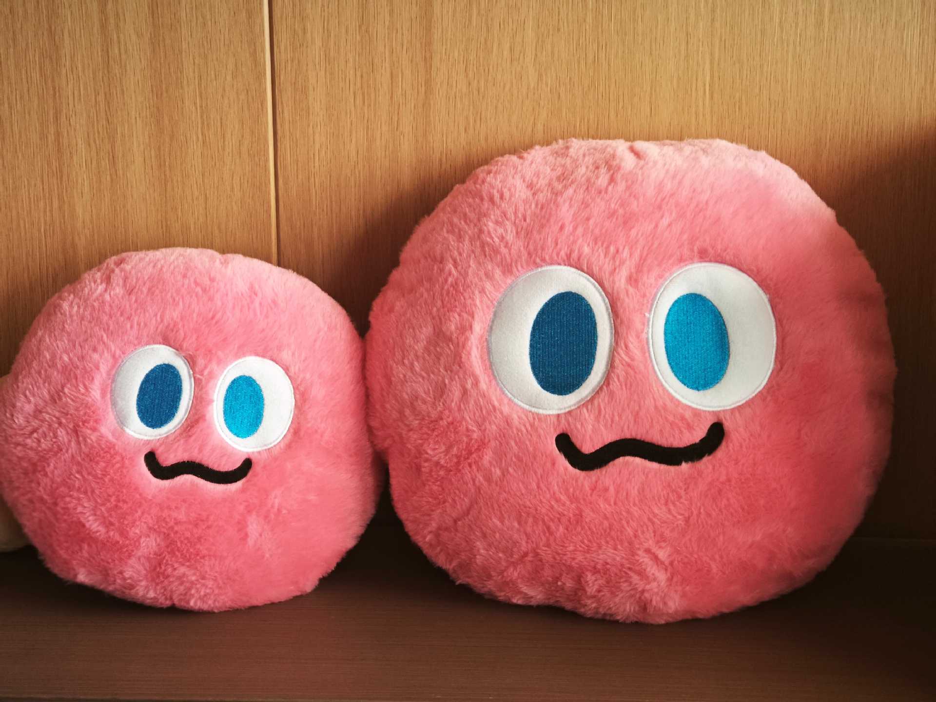 Pink Emoticon Pack, Cute Cartoon Car Headrest, Car Neck Pillow, In-Car Cushion, Pillow