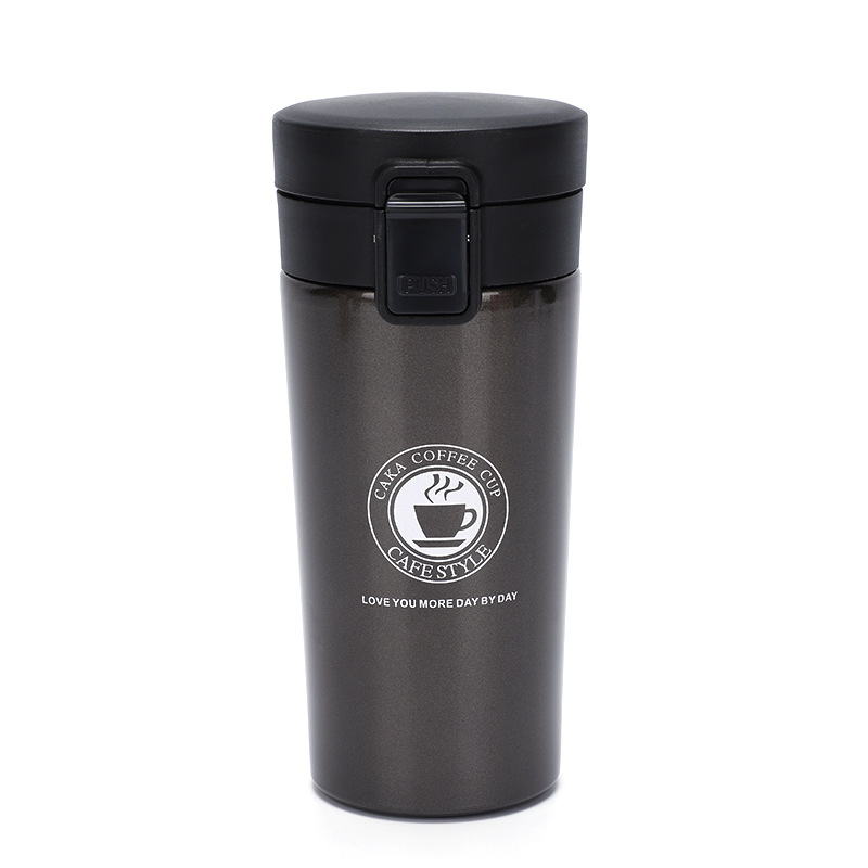 Comercio exterior 304 taza de café de vacío de acero inoxidable taza de vacío de doble capa taza de rebote de negocios taza de agua de oficina al por mayor