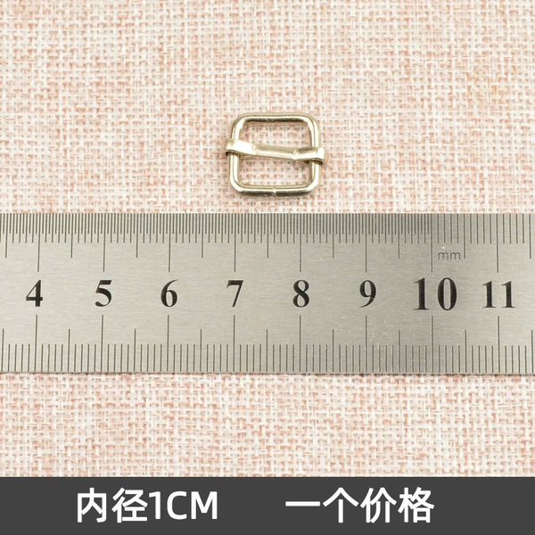1 silver three-speed buckle with inner diameter 1cm