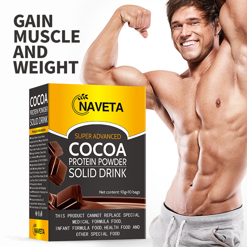 Cross-Border Foreign Trade Cocoa Protein Powder Wholesale in Stock Cocoa Protein Powder Instant Soluble in Bags