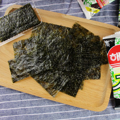 Best-selling imported Korean Seaweed Snacks, Haebyeok Seaweed Chips in 8 small packs of 16g, original flavor, salty and crispy snacks