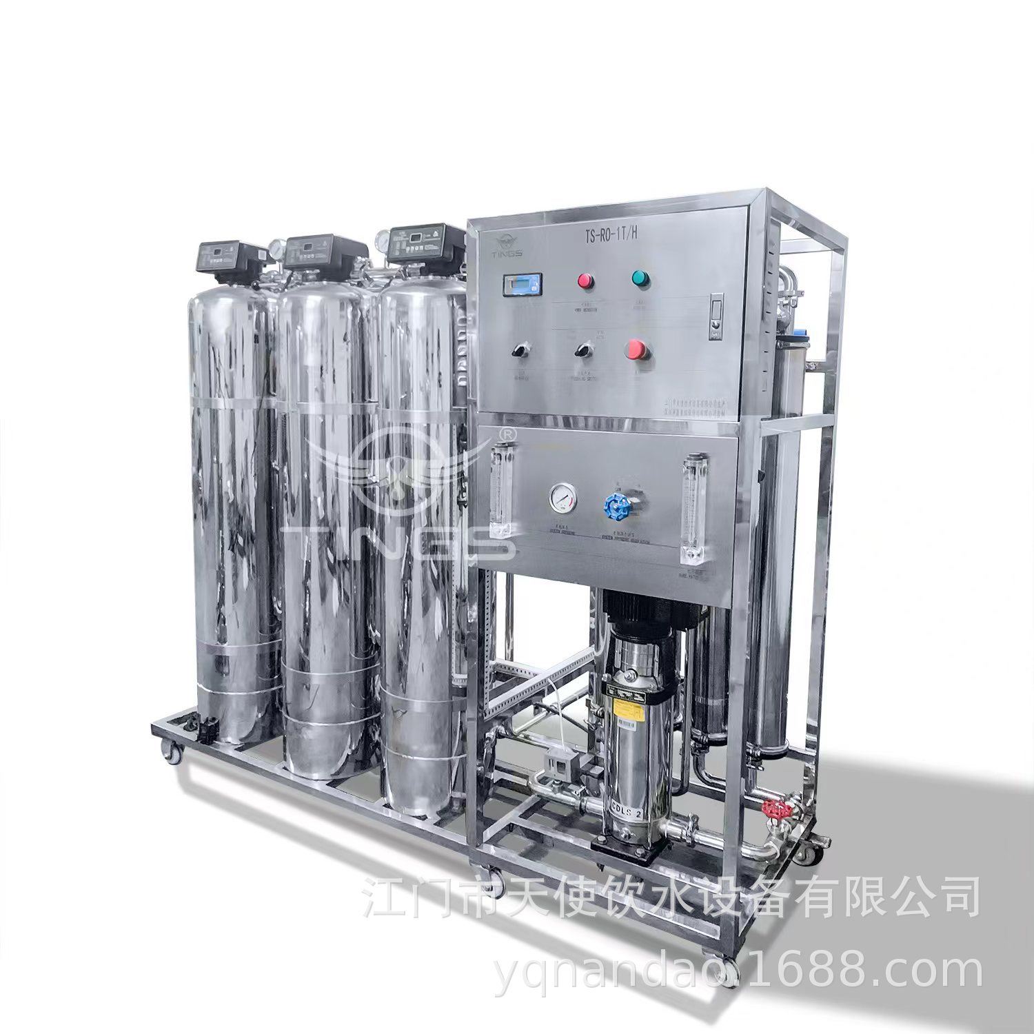 销售无菌全不锈钢双级反渗透设备纯净水反渗透纯净化水处理设备