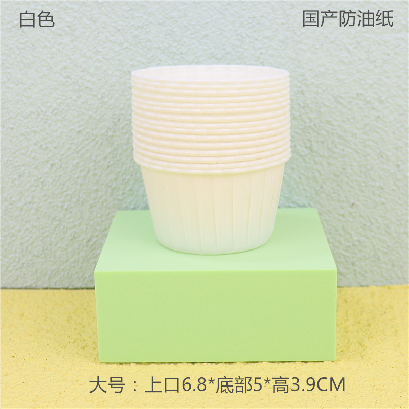 Al por mayor curling muffin resistente a altas temperaturas a prueba de aceite pastel de cumpleaños taza de papel fiesta postre Mesa decoración rollo boca papel titular