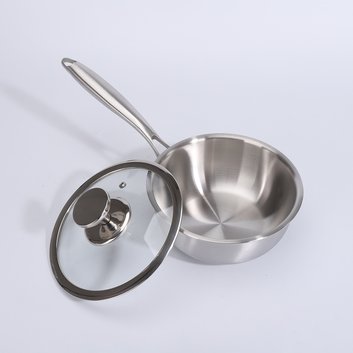 Tacho de leite em aço inox antiaderente para comida de bebé_voghion.com