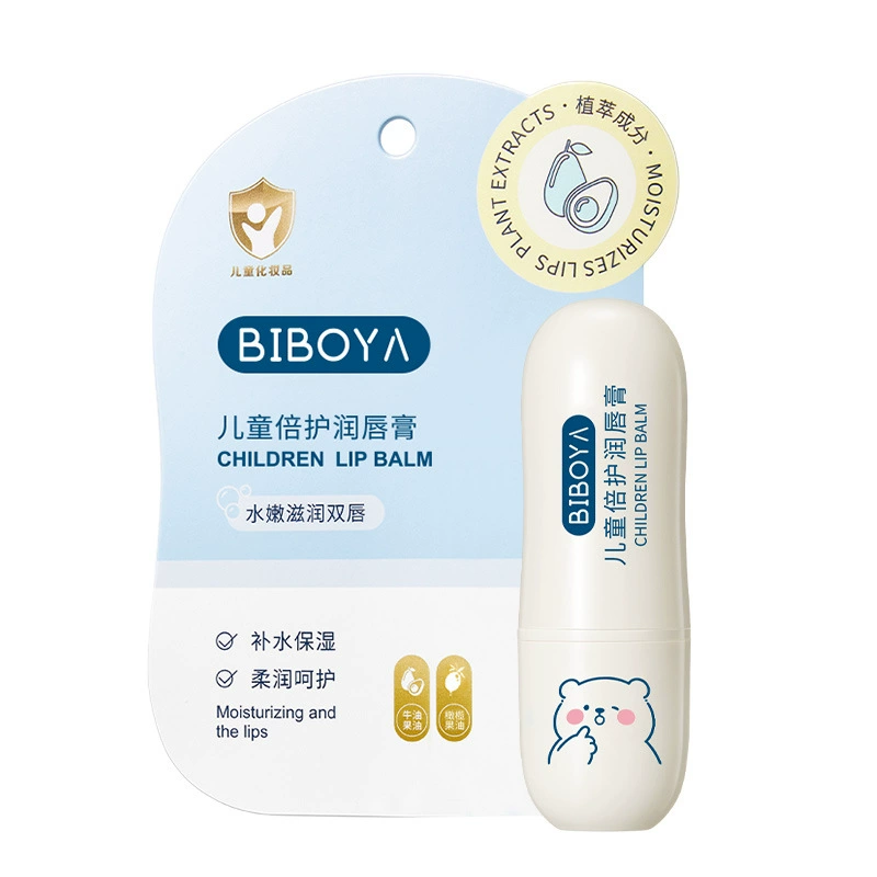 Бальзам для губ Bibeya Vaseline Children's Double Care, 3,5 г, против сухости и трещин, увлажняющий, для детей, средства по уходу за кожей