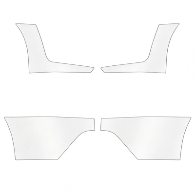 protective film, and rear door Car paint protective film