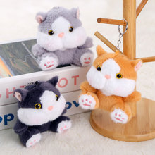 可爱萌嘟嘟猫小猫咪挂件毛绒玩具公仔包包挂饰玩偶钥匙扣布娃娃