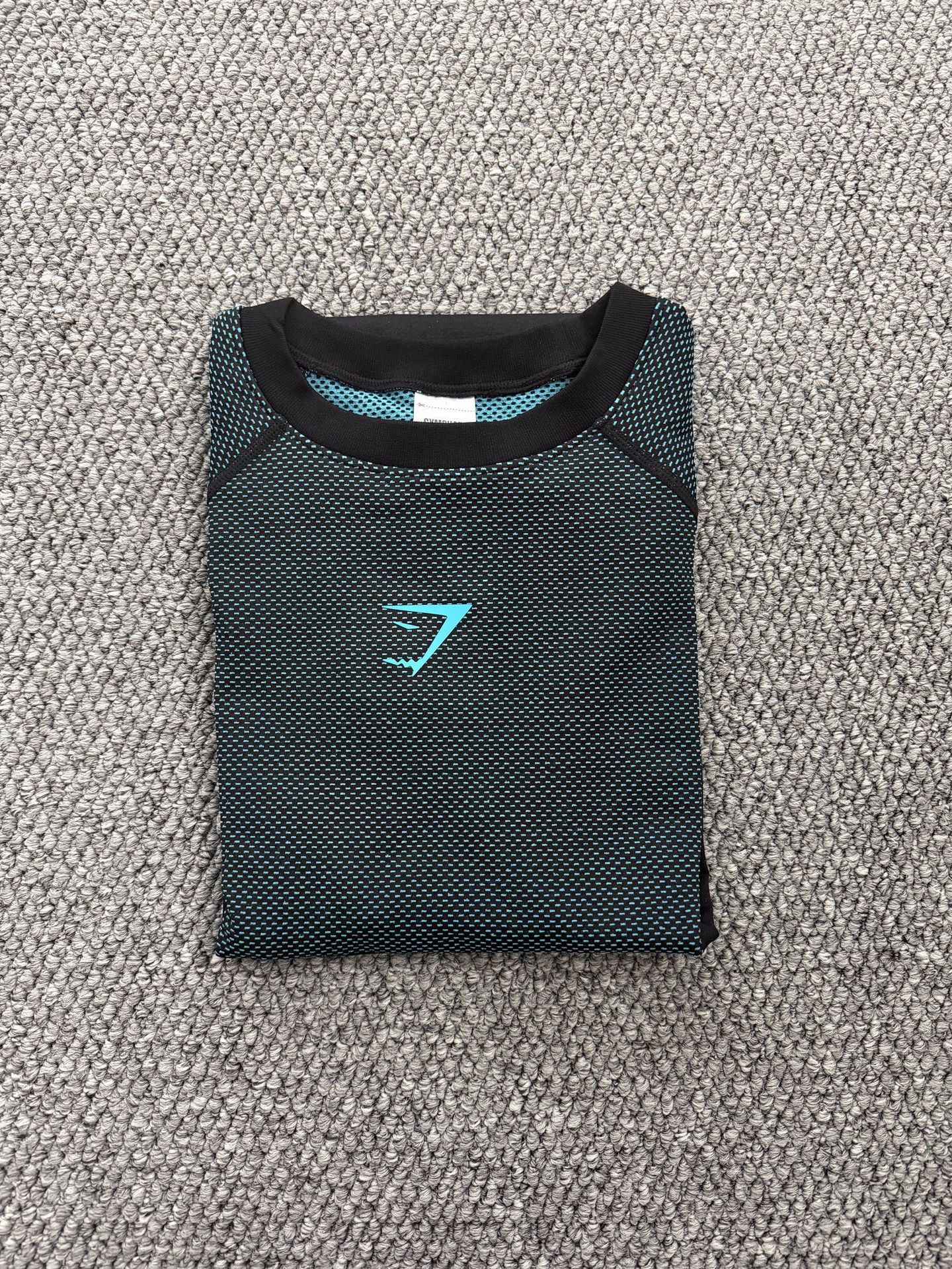 Gymshark Onyx Seamless 5.0 T-shirt Black Teal