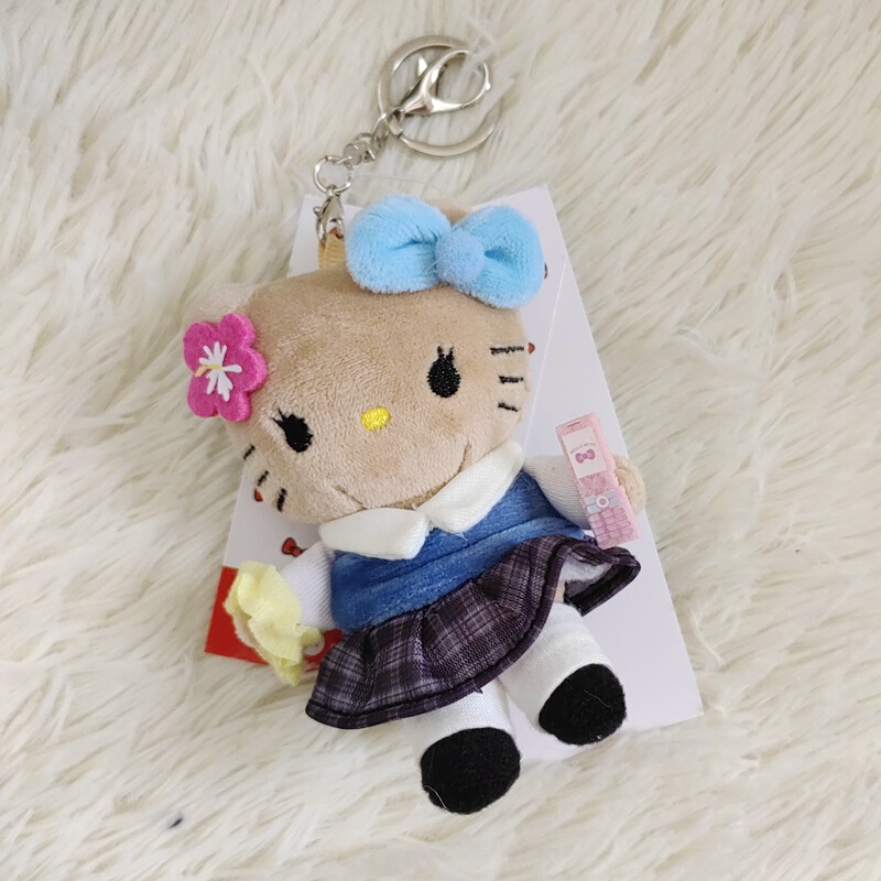 新しいニッチインスタイルシルバーレピ猫バッグペンダントかわいいキーホルダー人形|undefined