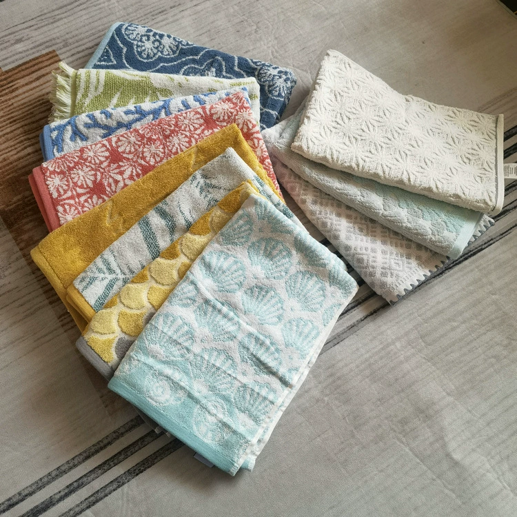 Cotton double-sided towel, increased thickness, does not fade