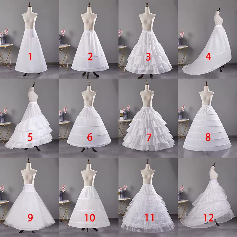 Свадебное Платье Юбка Негабаритных Регулируемая Елочка Бальное Платье Хвост Юбка Лолита Цветок Платье
