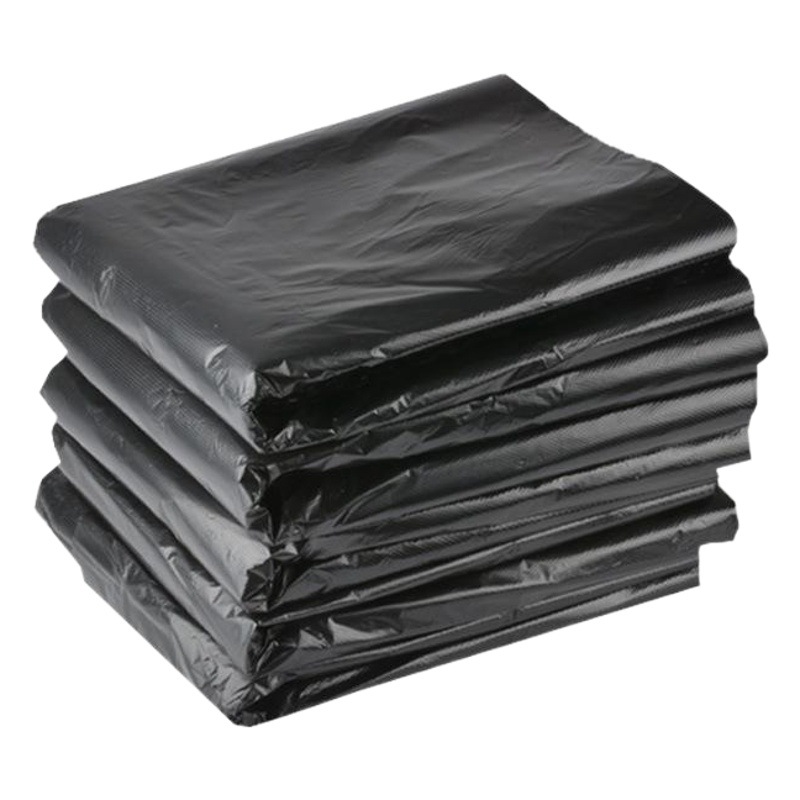 Large garbage bags thickened black hotel property industrial oversized plastic bags disposable commercial wholesale factory direct sales