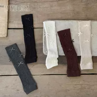 Детские гольфы для девочек с бантом хлопок осень-зима