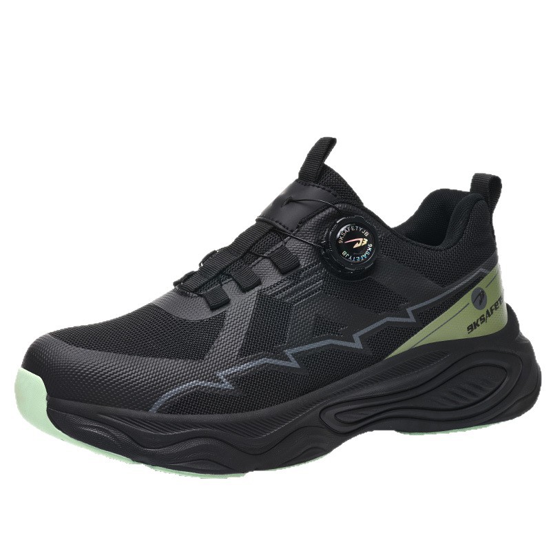 Zapatos de Seguridad con Puntera de Acero de Piel de Microfibra Antideslizantes para Trabajo Industrial image 6