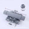 32cm metal silver rod mop