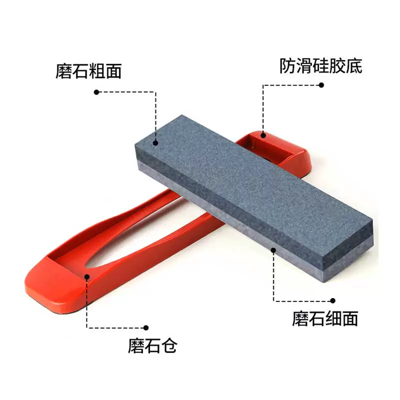 ✅Whetstone kitchen knife household quick sharpening sharpening double-sided woodworking natural oil stone