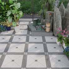 地铺石瓷砖拼花600X600户外花园庭院露台阳台仿水刀岗石防滑地砖