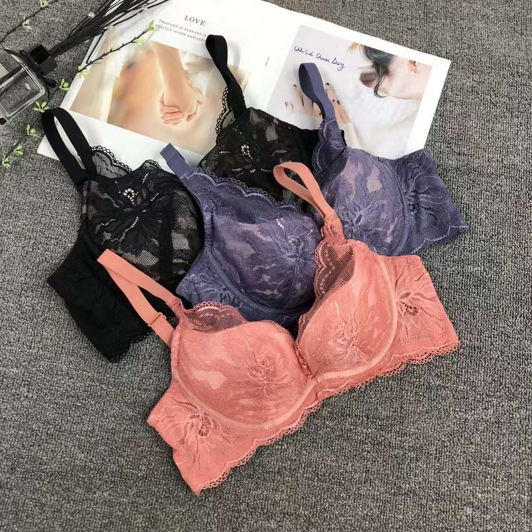 Nuevo Sujetador de encaje cintura ajustable que adelgaza la ropa interior de pecho pequeño empuja hacia arriba la ropa interior cómoda empuja hacia arriba el sujetador sin costuras