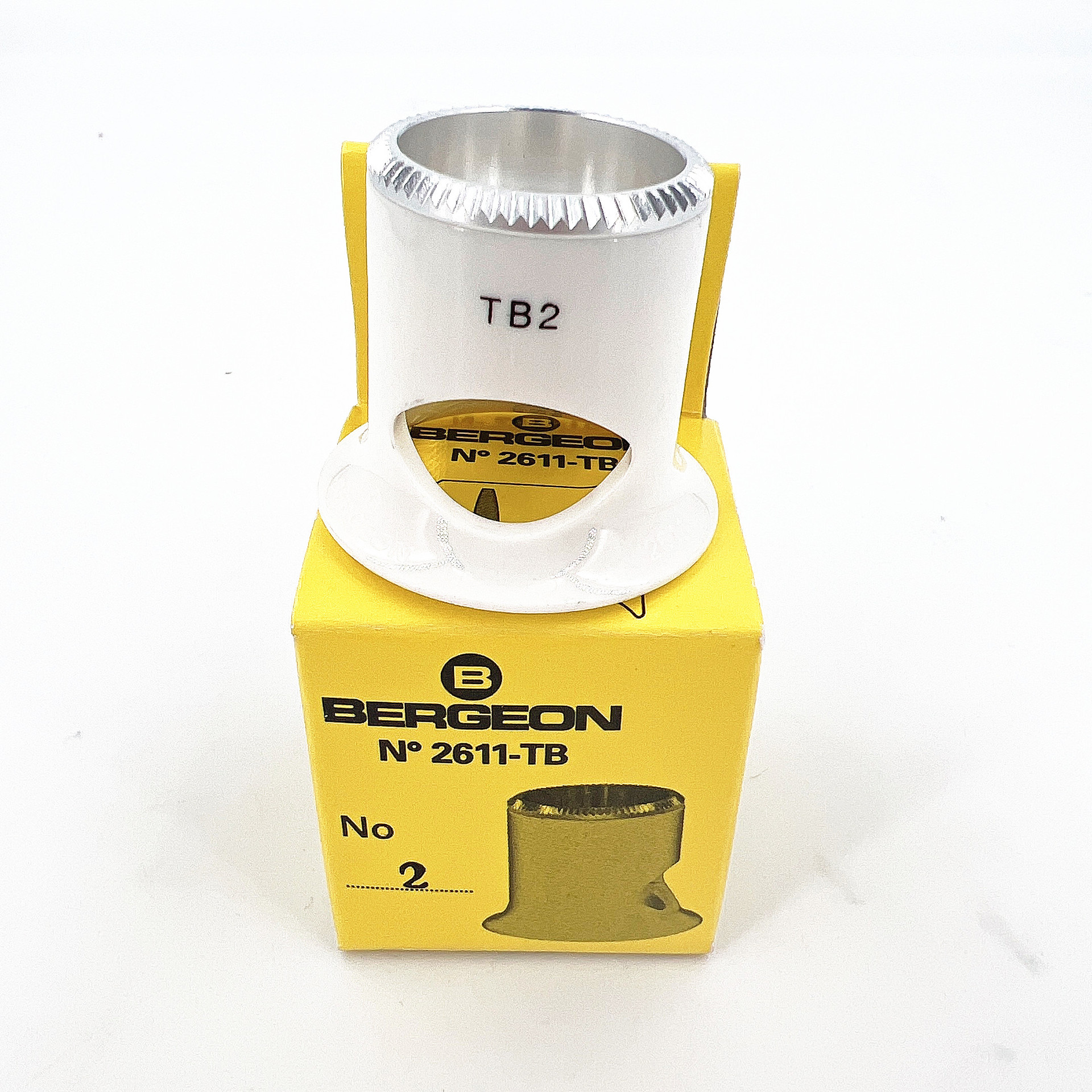 瑞士原装博格BERGEON 2611-TB 5X放大镜 寸镜 目镜 开口防雾