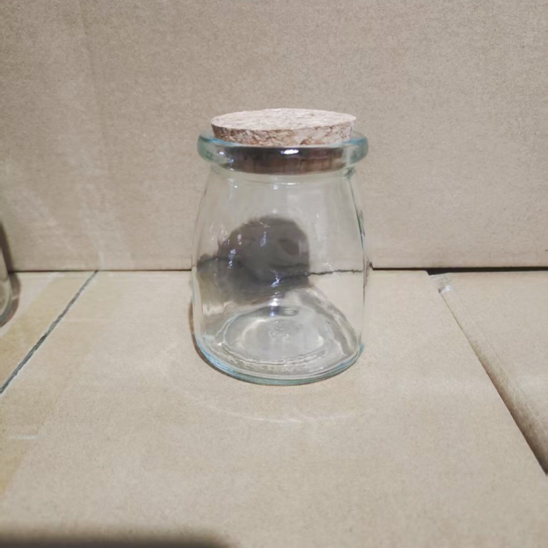 Botella de pudín, taza de jalea de caramelo, taza de yogur resistente a altas temperaturas, taza de pudín de mousse al por mayor, botella de embalaje dividida