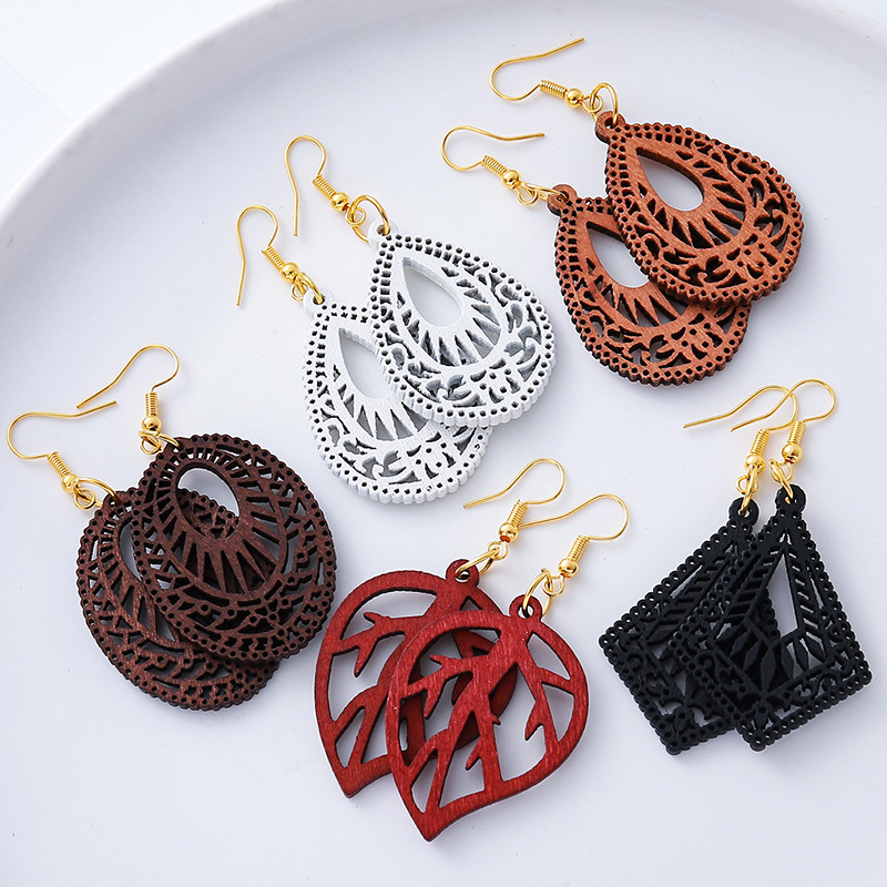 earrings drop-shaped