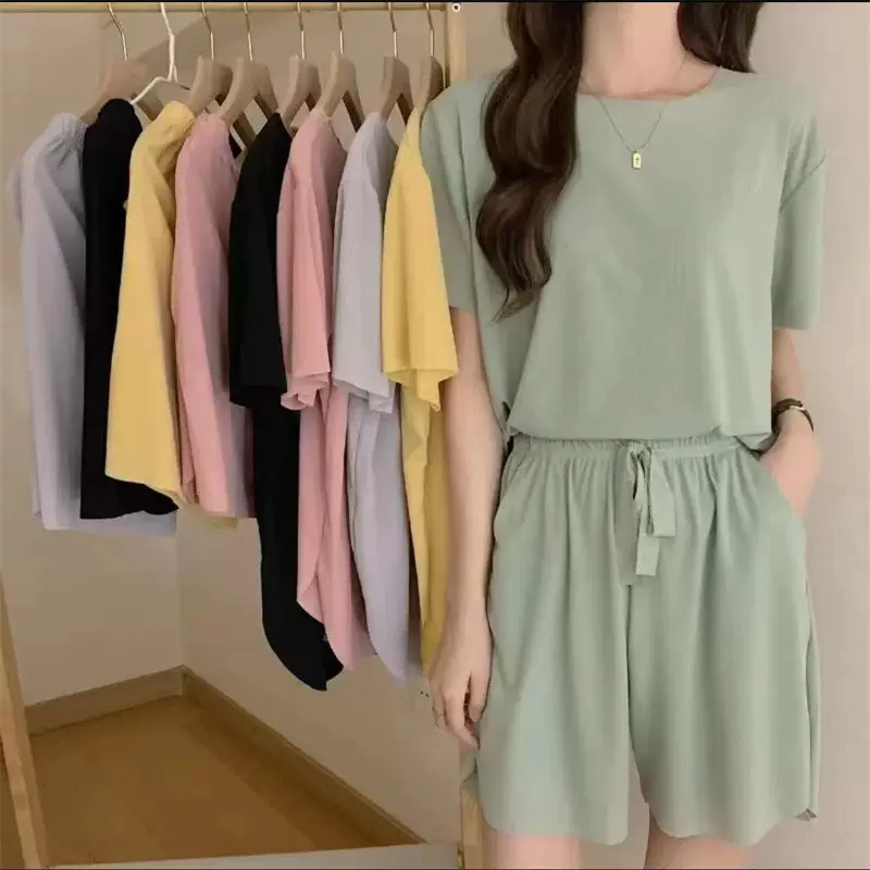 【加工定制】冰爽皇后套装家居服夏季薄款宽松透气冰小莫休闲睡衣