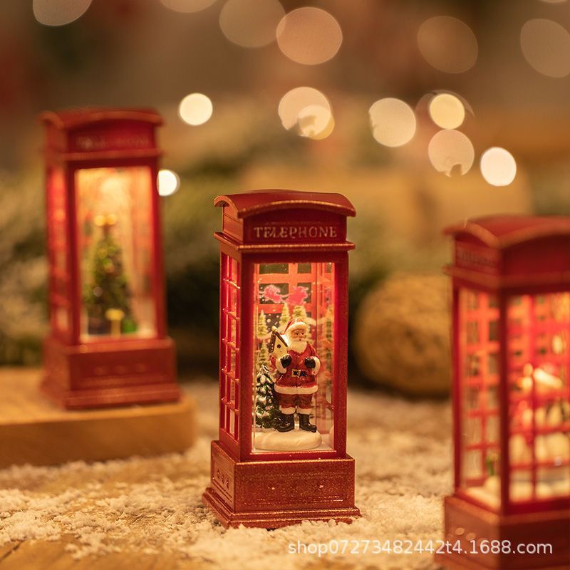 クリスマス装飾ナイトライトシーンアレンジメントクリスマスツリーデスクトップ装飾品写真小道具子供のギフトクリスタル|undefined