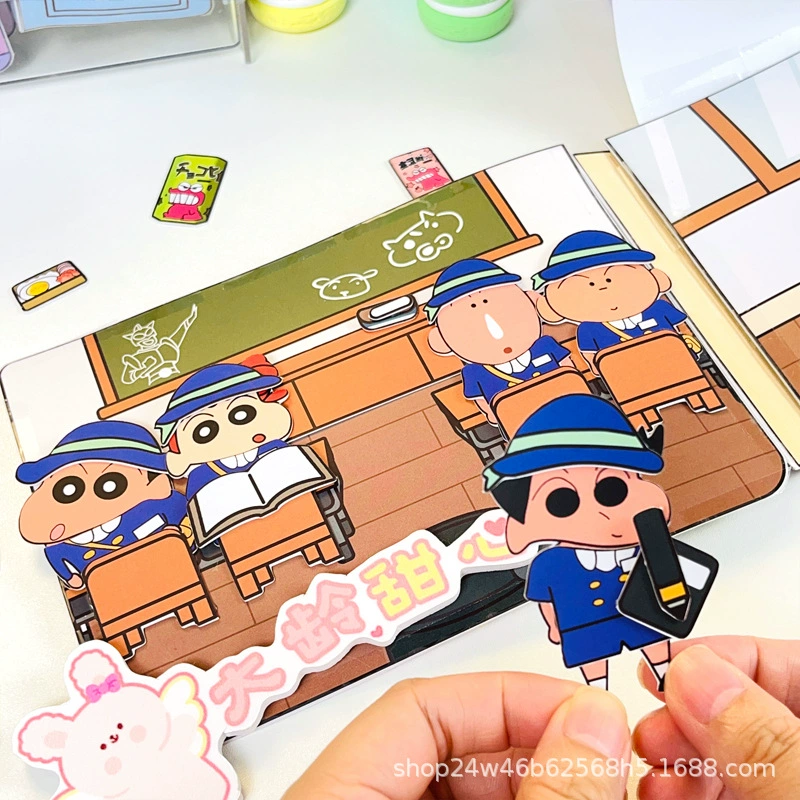 Crayons, slime, table stationery, DIY